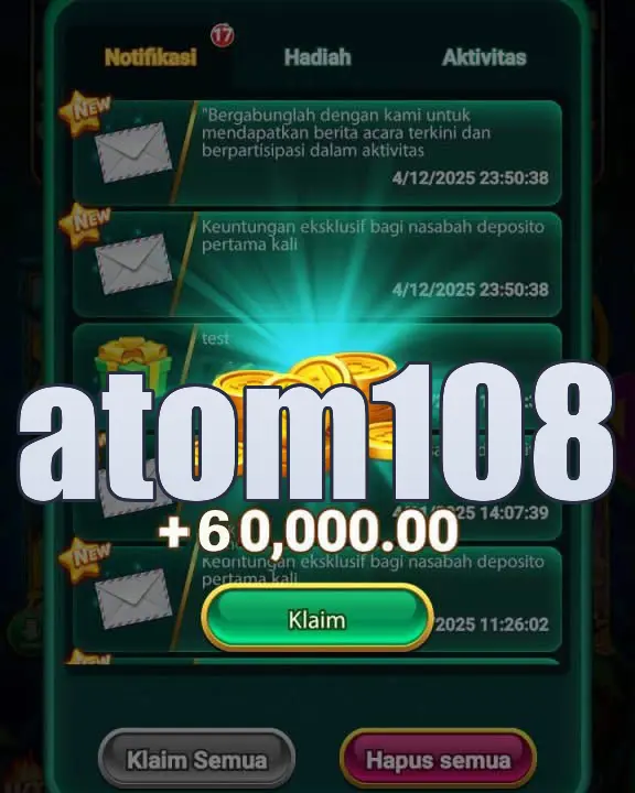atom108 Masuk